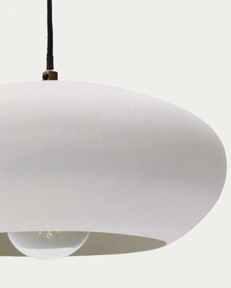 INDA Metal ceiling lamp in a white finish, Ø 30 cm