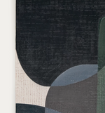 NEMSA Plavo-zeleno apstraktno platno, 90 x 60 cm