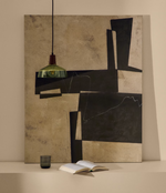 FIDA Zeleno apstraktno platno, 118 x 94 cm