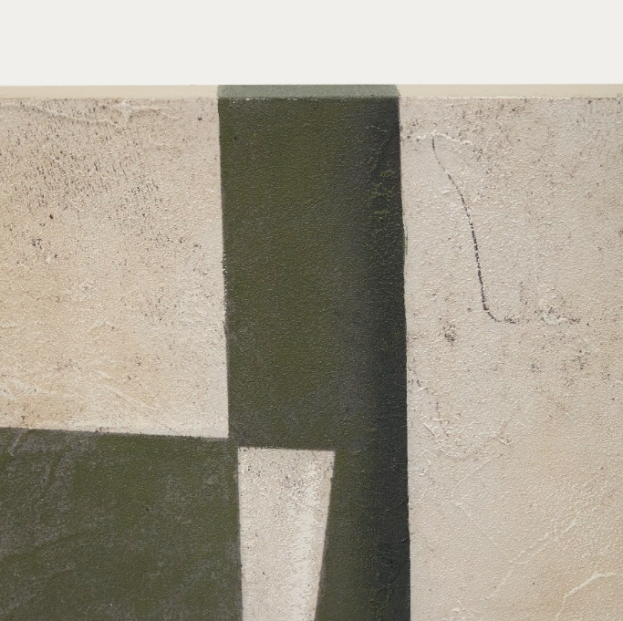 FIDA Zeleno apstraktno platno, 118 x 94 cm