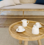 GLENDA Okrugli stolić za kavu od punog tikovine, Ø 55 cm