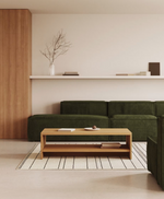 ABILEN Klub stolić od furnira hrasta 120 x 60 FSC 100%