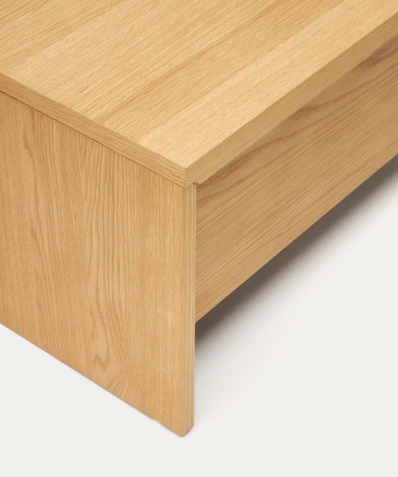 ABILEN Podizni stolić za kavu od hrastovine 110 x 60 cm FSC 100%