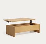 ABILEN Podizni stolić za kavu od hrastovine 110 x 60 cm FSC 100%