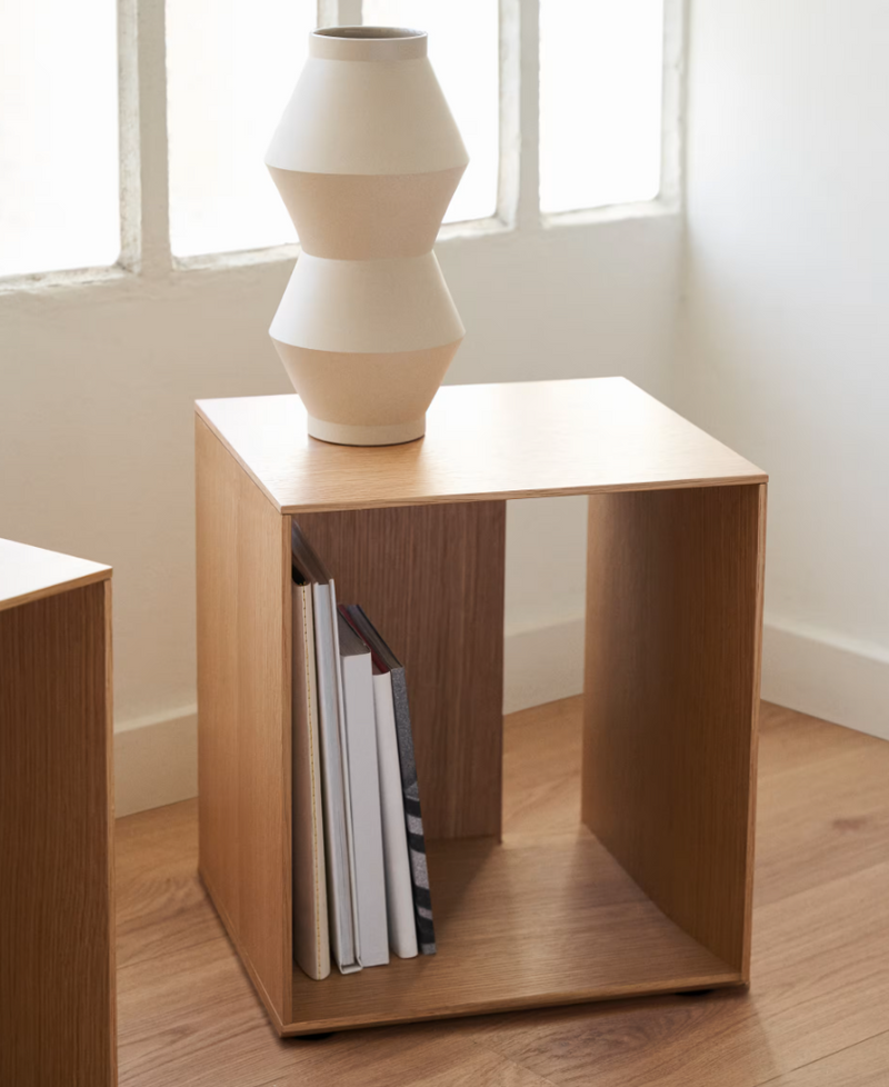 LITTO Mali modul polica od furnira oraha, 34 x 38 cm