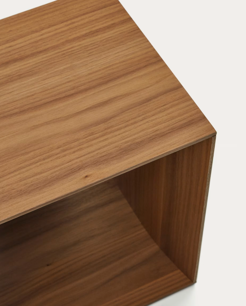 LITTO Mali modul polica od furnira oraha, 34 x 38 cm