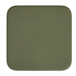 ESILDA Visoki vanjski stol sa zelenom cementnom pločom 70x70 cm i zelenom čeličnom bazom Ø55x96 cm