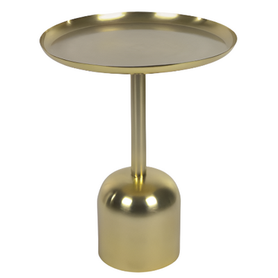 ADALUZ Pomoćni stolić od metala zlatne boje Ø 37 cm