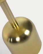 ADALUZ Pomoćni stolić od metala zlatne boje Ø 37 cm