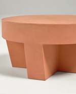 VILENA Okrugli vanjski stolić za kavu od terakote, Ø 60 cm