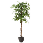 FICUS Umjetno stablo fikusa u crnoj posudi 180 cm
