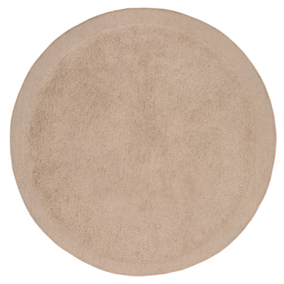 MARELY Round, beige wool rug, Ø 200 cm