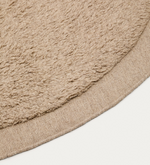 MARY Okrugli, bež vuneni tepih, Ø 200 cm
