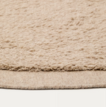 MARY Okrugli, bež vuneni tepih, Ø 200 cm