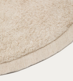 MARY Okrugli, bijeli vuneni tepih, Ø 200 cm