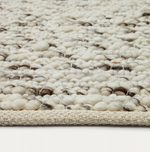 MANILVA Tepih od vune i smeđeg pamuka, 200 x 300 cm