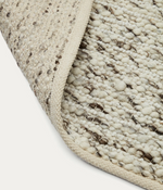 MANILVA Tepih od vune i smeđeg pamuka, 200 x 300 cm