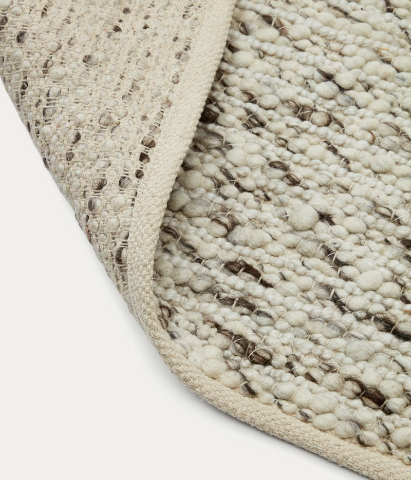 MANILVA Tepih od vune i smeđeg pamuka, 200 x 300 cm