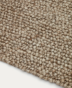 LUBRIN Tepih od sive vune, 200 x 300 cm