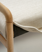 MACARET Klupa s uklonjivim pokrovom od punog hrasta s prirodnom završnom obradom 120 cm FSC Mix Credit