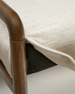 MACARET Klupa s uklonjivim pokrovom od masivnog hrasta s orahovom završnom obradom 120 cm FSC Mix Credit