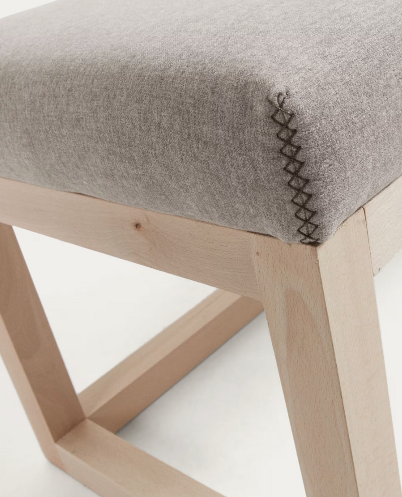 LOYA Bež klupa 128 cm