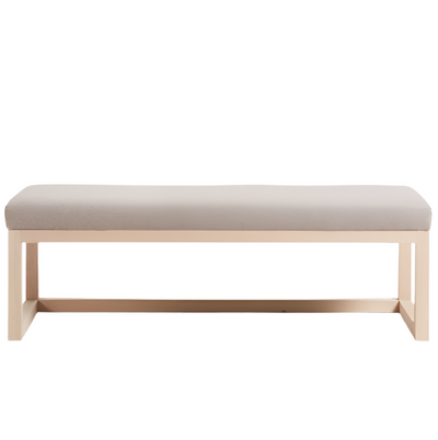 LOYA Bež klupa 128 cm