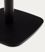 DINA Outdoor table in white with metal legal in a painted white finish, 68 x 68 x 70 cm