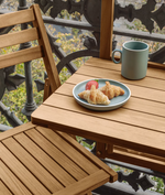 AMARILIS Folding balcony table made from solid acacia wood, 40 x 42 cm FSC 100%
