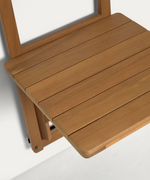 AMARILIS Folding balcony table made from solid acacia wood, 40 x 42 cm FSC 100%