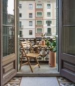AMARILIS Folding balcony table made from solid acacia wood, 40 x 42 cm FSC 100%