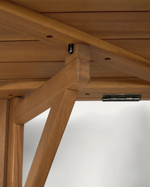 AMARILIS Folding balcony table made from solid acacia wood, 40 x 42 cm FSC 100%