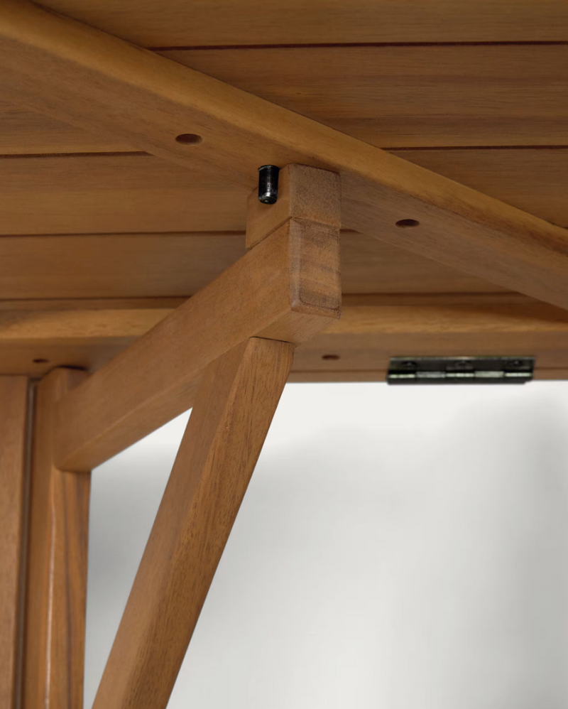 AMARILIS Folding balcony table made from solid acacia wood, 40 x 42 cm FSC 100%