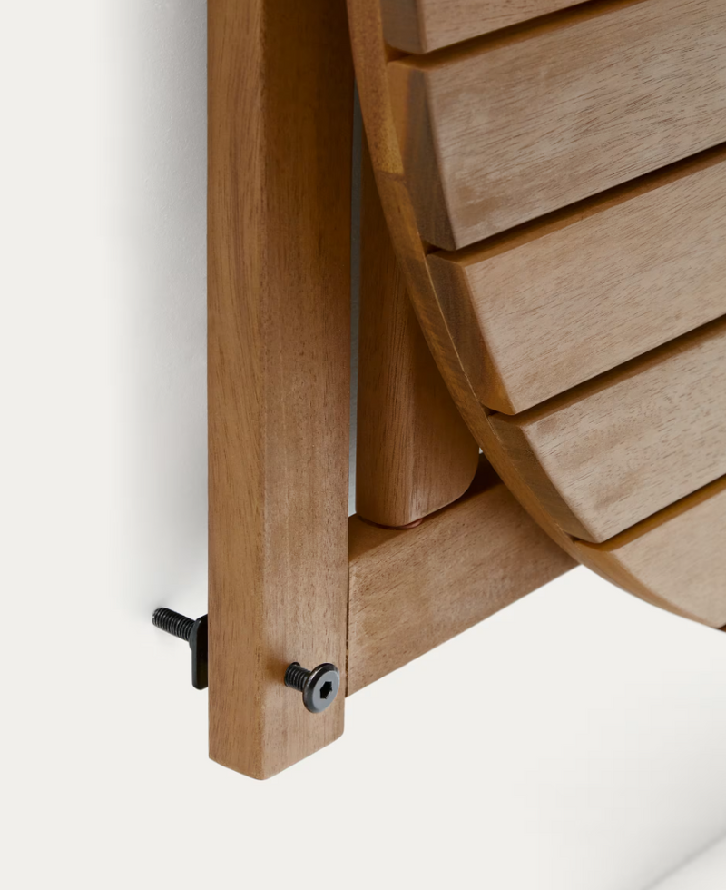 AMARILIS Folding balcony table made from solid acacia wood, 50 x 70 cm FSC 100%