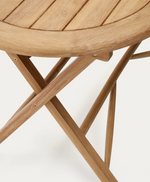 DANDARA Sklopivi stol od masivnog bagremovog drva s prirodnom završnom obradom, Ø 120 x 60 cm FSC 100%