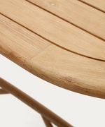 DANDARA Sklopivi stol od masivnog bagremovog drva s prirodnom završnom obradom, Ø 120 x 60 cm FSC 100%