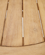 DANDARA Sklopivi stol od masivnog bagremovog drva s prirodnom završnom obradom, Ø 120 x 60 cm FSC 100%