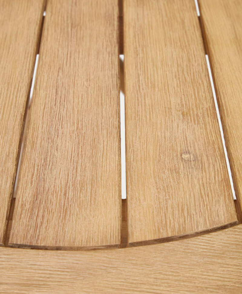 DANDARA Sklopivi stol od masivnog bagremovog drva s prirodnom završnom obradom, Ø 120 x 60 cm FSC 100%