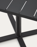 TORRETA Sklopivi vanjski stol od aluminija s tamno sivom završnom obradom 70 x 70 cm