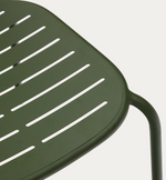 BRAI Vrtna stolica koja se može slagati jedna na drugu od zelenog pocinčanog čelika