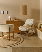 HELVINE Chest of 3 drawers in oak veneer 90 x 78 cm FSC 100%