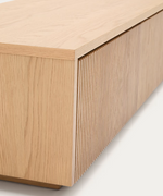 HELVINE TV komoda s 4 ladice od hrastovog furnira, 200 x 30 cm FSC 100%