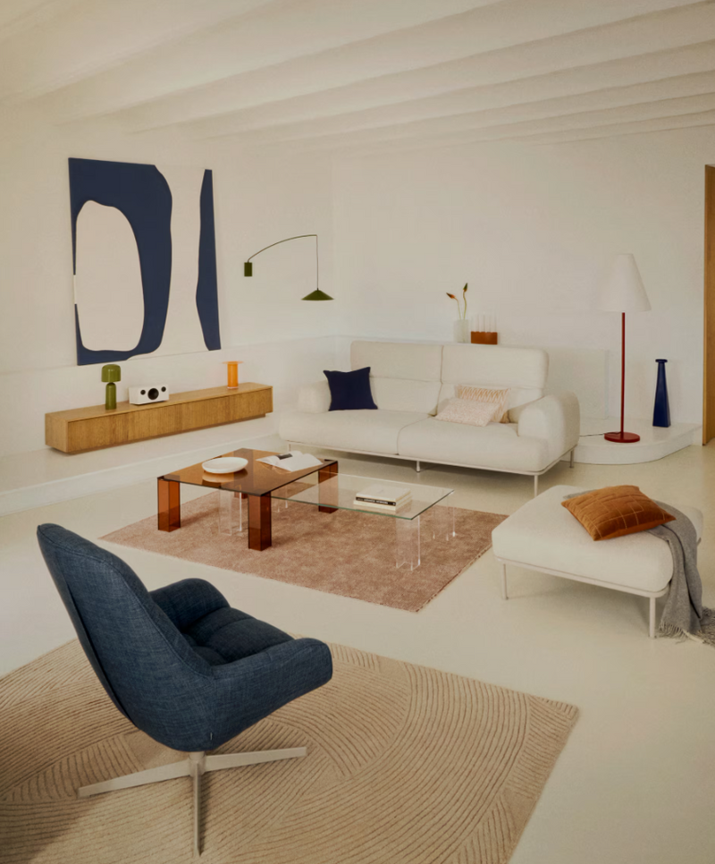 HELVINE TV komoda s 4 ladice od hrastovog furnira, 200 x 30 cm FSC 100%