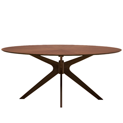 NAANIM Table in walnut veneer, 180 x 110 cm