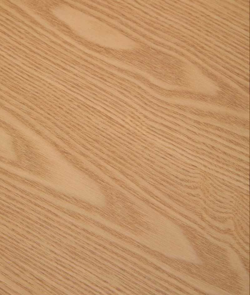 INDARA Kvadratni stol od jasenovog furnira i masivnog kaučukovca s prirodnom završnom obradom 100 x 100 cm