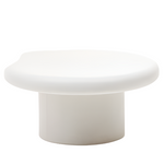 ADDAIA Okrugli stolić za kavu od bijelog cementa Ø90 cm