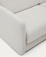 NUALA Pearl-coloured sofa bed