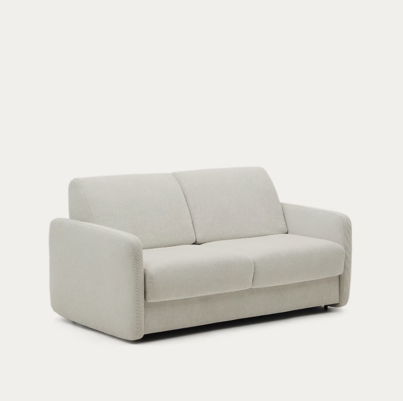 NUALA Pearl-coloured sofa bed