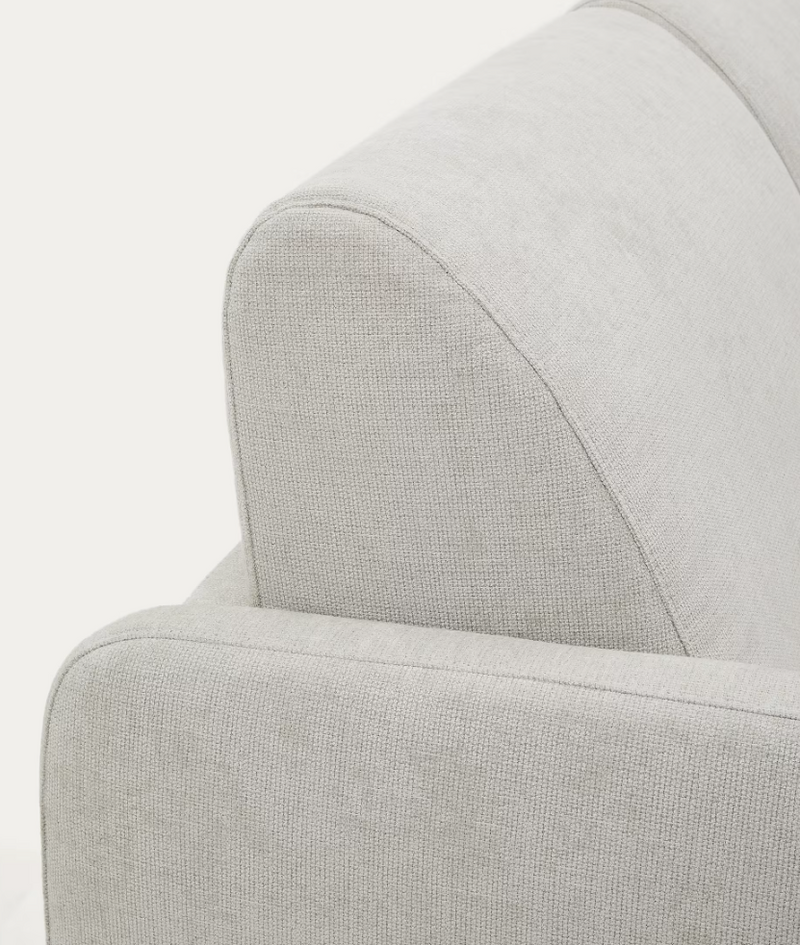 NUALA Pearl-coloured sofa bed