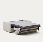 NUALA Pearl-coloured sofa bed